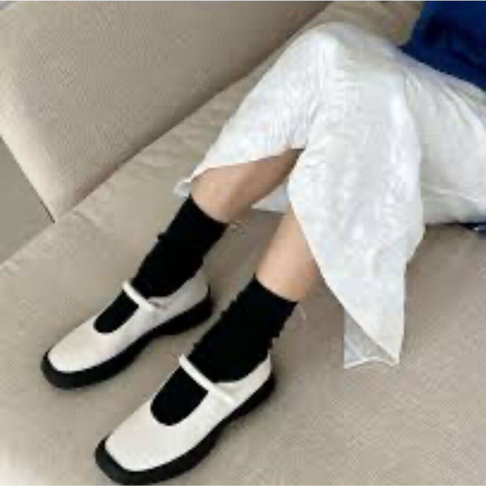 Maryam Women's white Mary Jane platforms Size 8 street wear shoes